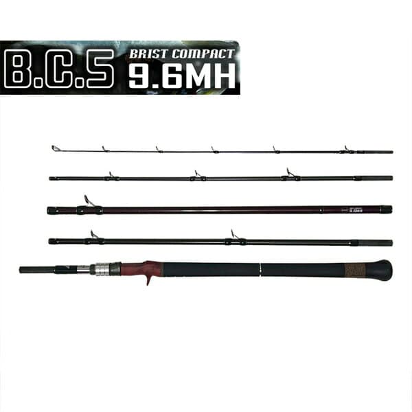 Fishman Brist Compact B.C.5 9.6MH 5 Pieces Baitcasting Rod