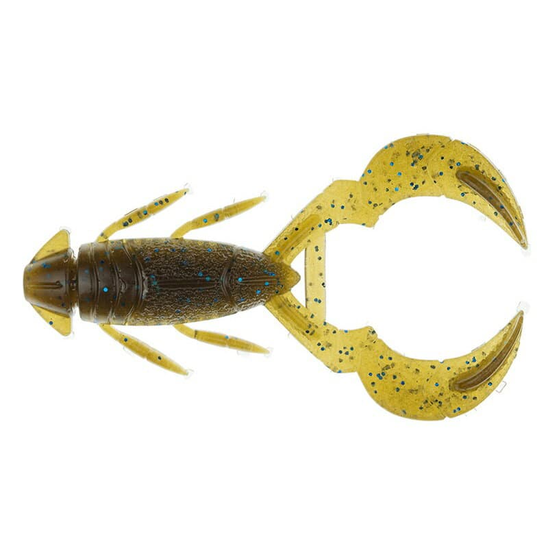 Imakatsu Worm Bushido 4inch #S-258 Imae Green Pumpkin Blue Flake