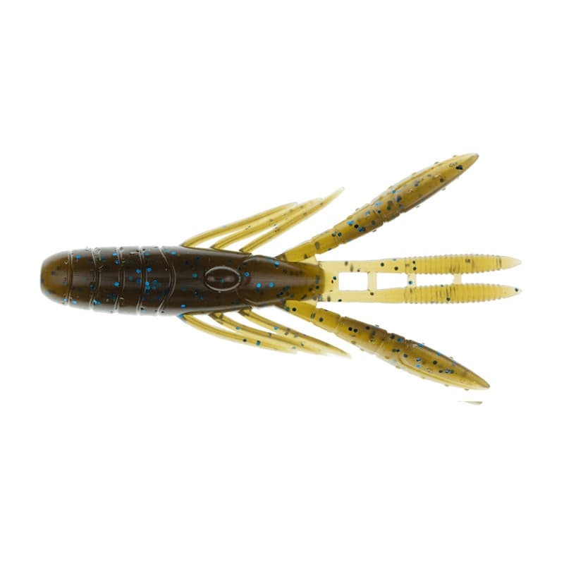 Imakatsu Worm Dynagone 3inch #S-258 Imae Green Pumpkin Blue Flake
