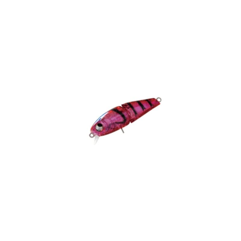 Rudie's Meba Minnow JT Floating Red Shrimp Silver Lame