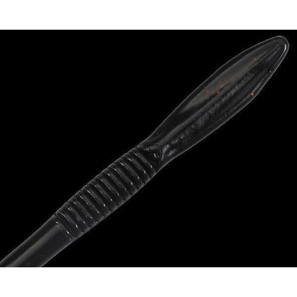 Gan Craft Worm Betty 3.9inch #08 Black/Red F