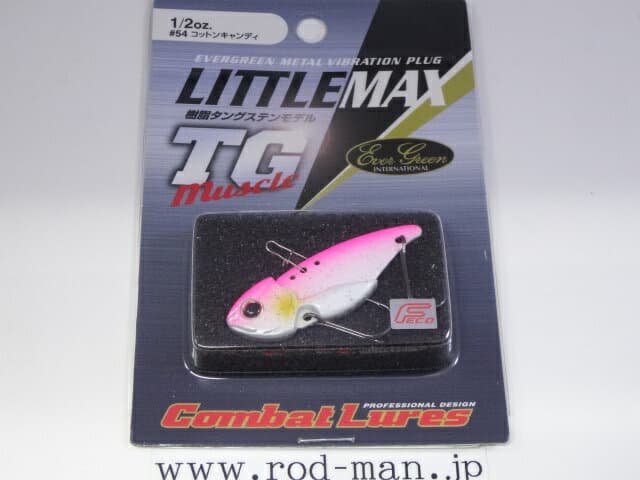 Evergreen Bass Lure Little Max TG Muscle #54 Cotton Candy