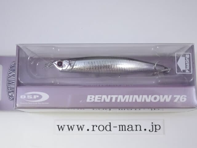 OSP Bent Minnow 76F RP87 Real Wakasagi Ver.2