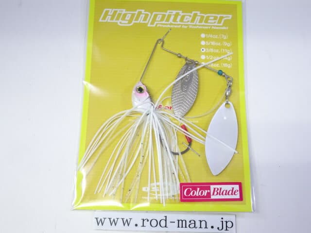 OSP High Pitcher 3/8oz Double Willow S-57 C.B. Pearl Shad
