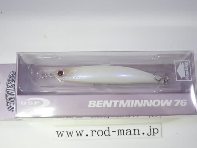 OSP Bent Minnow 76F P-83 Ghost Pearl