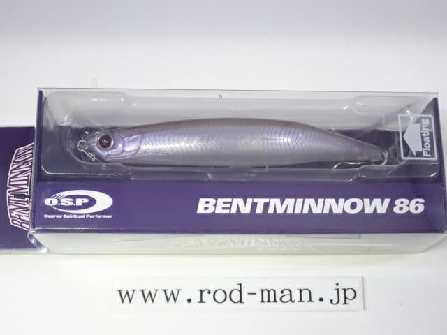 OSP Bent Minnow 86F GC-92 Ghost Delicious Smelt
