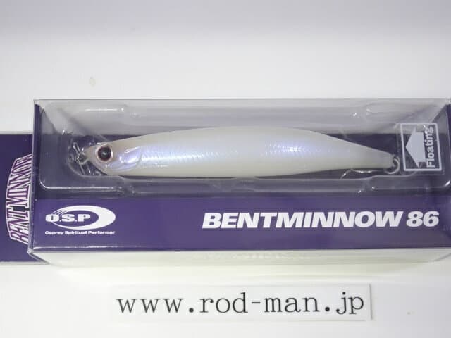 OSP Bent Minnow 86F P83 Ghost Pearl
