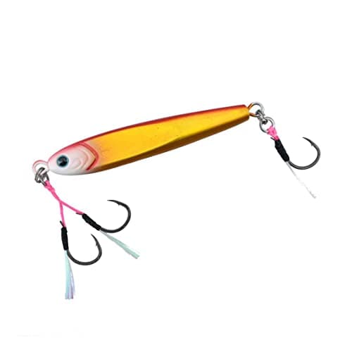 Daiwa Metal Jig TG Bait SLJ 80g Adel Flash Red Gold Glow Head
