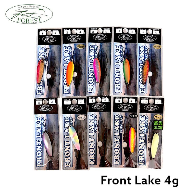 【FOREST】 フォレスト フロントレイク 4.0g Front Lake 湖攻略用 スプーン ルアー フィッシングツール アウトドア