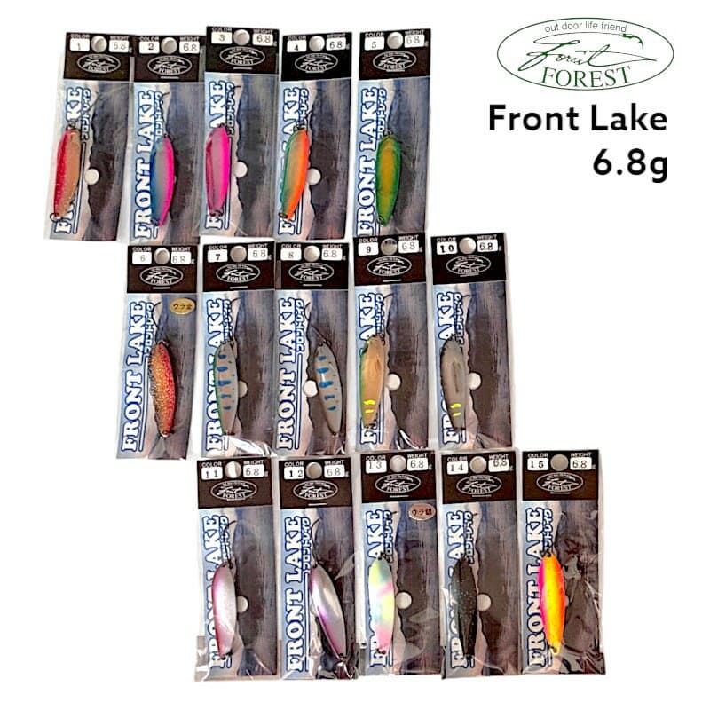 【FOREST】 フォレスト フロントレイク 6.8g Front Lake 湖攻略用 スプーン ルアー フィッシングツール アウトドア