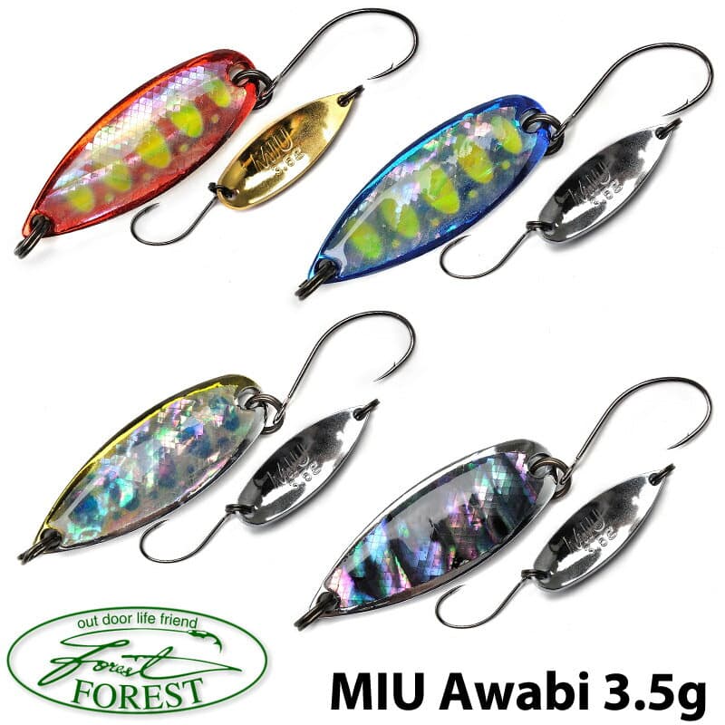 【FOREST】 フォレスト MIU ネイティブアワビ 3.5g ルアー あわび フィッシングツール アウトドア