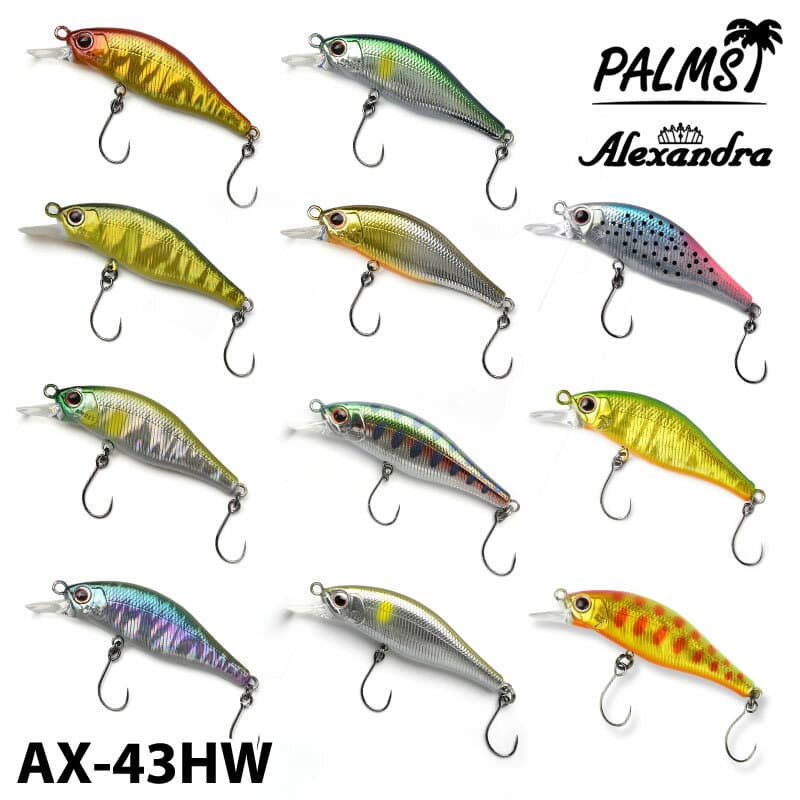 【Palms】パームス Alexandra アレキサンドラ AX-43HW 43mm 3.3g ルアー フィッシングツール アウトドア