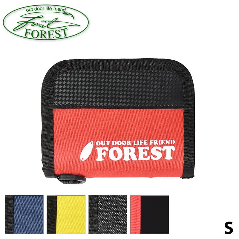 【FOREST】 フォレスト 2016 ルアーケース S ネックストラップ付 ファスナー 吊り下げ 収納 バッグ 釣り ルアー フィッシングツール アウトドア