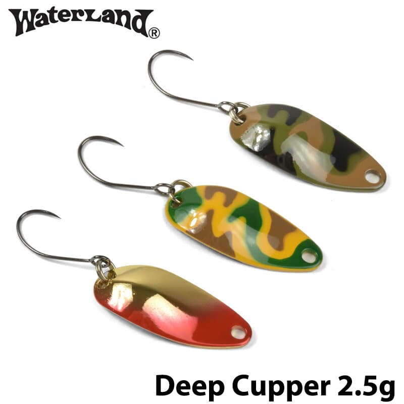【WaterLand】 ウォーターランド ディープカッパー 2.5g セレクトカラー エリアモデル DEEP CUPPER 深河童 エリアフィッシング スプーン 釣り フィッシングツール アウトドア