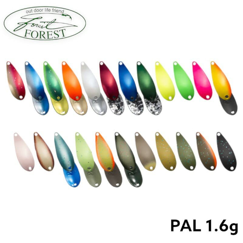 【FOREST】 フォレスト PAL パル 1.6g ルアー スプーン エリア フィッシングツール エリアルアー フィッシング 釣り アウトドア