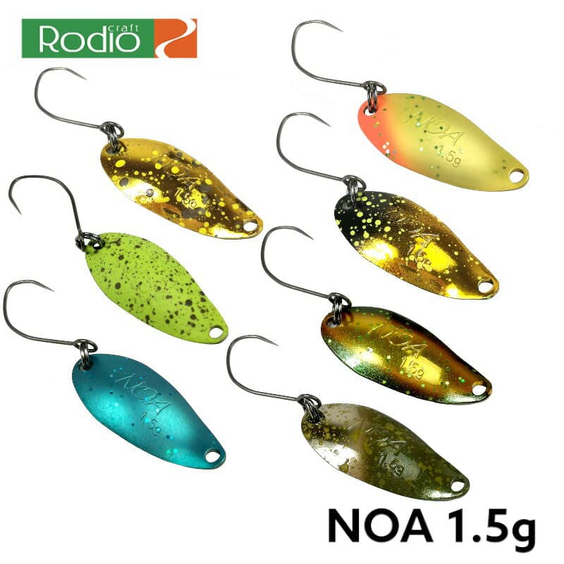 【Rodio Craft】ロデオクラフト NOA ノア 1.5g Bカラー トラウト スプーン 管釣り エリアフィッシング フィッシングツール アウトドア トラウト 渓流