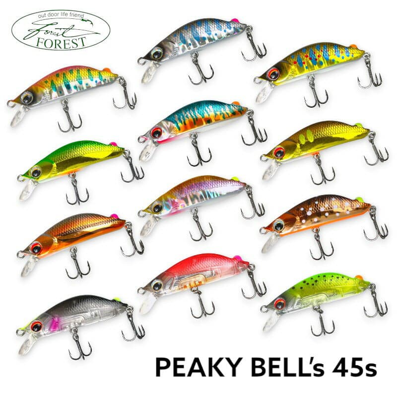 Forest Peaky Bell's 45S 5g Versatile Minnow Lure