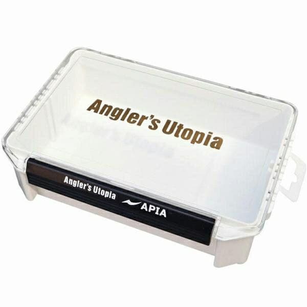アピア APIA深型ルアーボックス 水抜ダクト ホワイト 装備 収納 小型ルアーケース