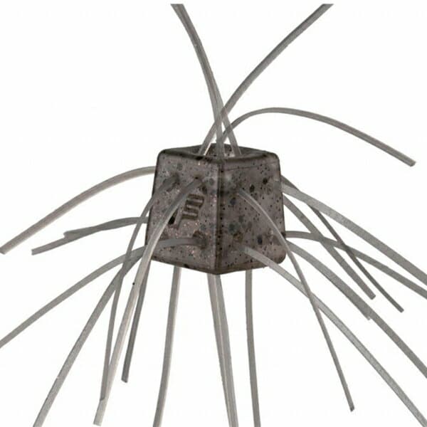 O.S.P Worm Dice Rubber Non Salt 14mm SR05 Stripe Shrimp