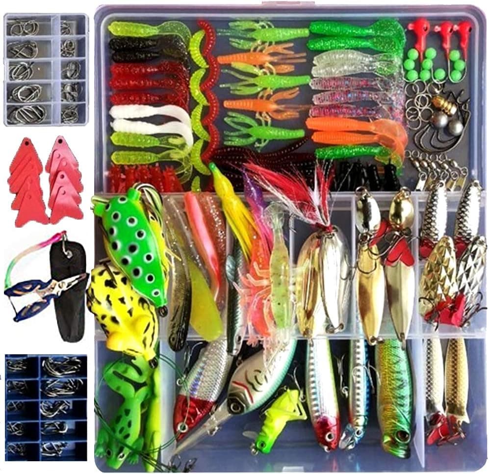 Lure Bass Fishing Complete Conquest Worm Assortment 276 Pieces Set