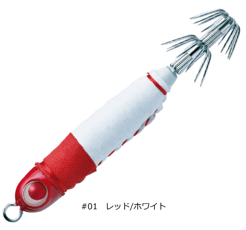 Valleyhill Squid Seeker Metal'n 15号 #01 Red / White