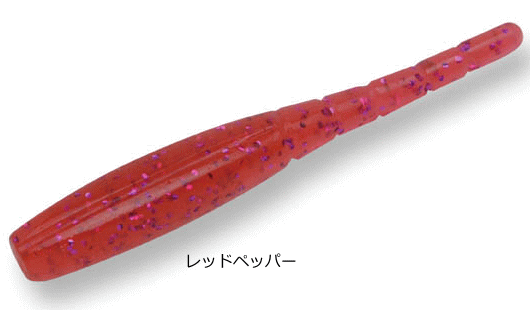 ドリームアップ ドリームダート8 1.5インチ #06 レッドペッパー｜ソルト ワーム ルアー 釣具 【メール便発送】