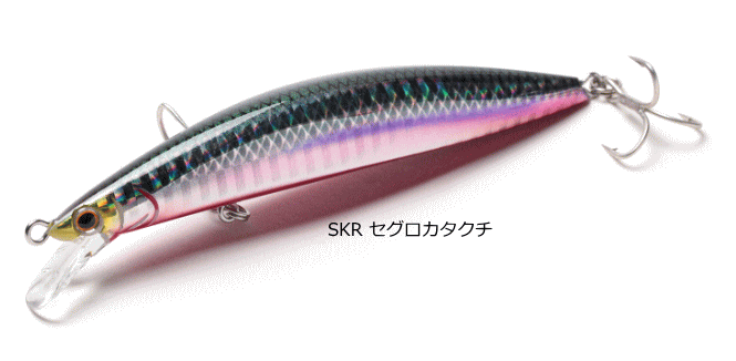 Jackson Seabass Lure Athlete+105FVG SRK Seguro Anchovy