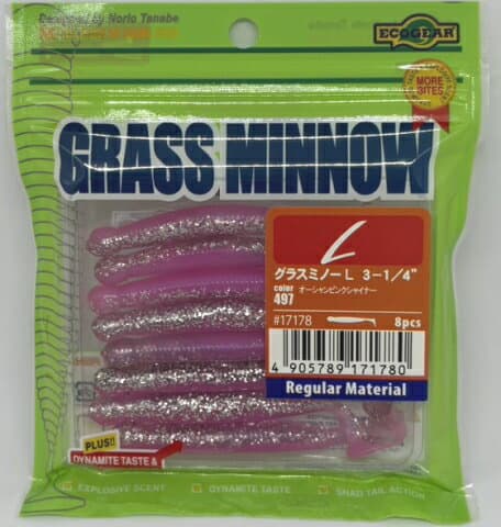 Ecogear Grass Minnow L 497 Ocean Pink Shiner