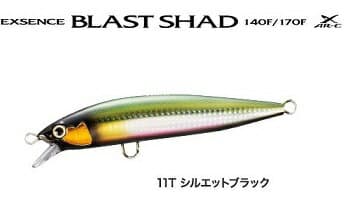 Shimano Exsence Blast Shad 170F XM-117R #008 Kyorin RH