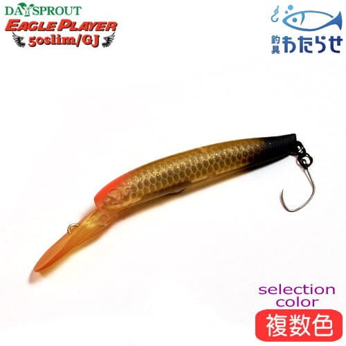 Daysprout Trout Plug Eagle Player 50slim/GJ DSRGJ-05 Turtle White