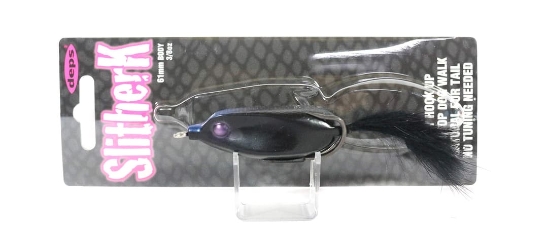 Deps Frog Slither K 3/8 oz 61mm Jet Black #01